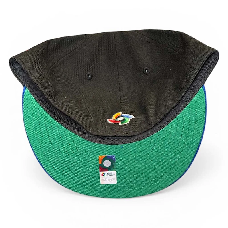 Puerto Rico x Dominican Republic Black and Royal WBC World Baseball Classic New Era 59FIFTY Fitted Hat