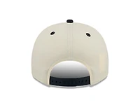 Notre Dame Fighting Irish Chrome and Navy Oversize Arch New Era 9FIFTY A-Frame Snapback Hat