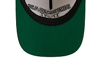 Michigan Wolverines Chrome and Navy Oversize Arch New Era 9FIFTY A-Frame Snapback Hat