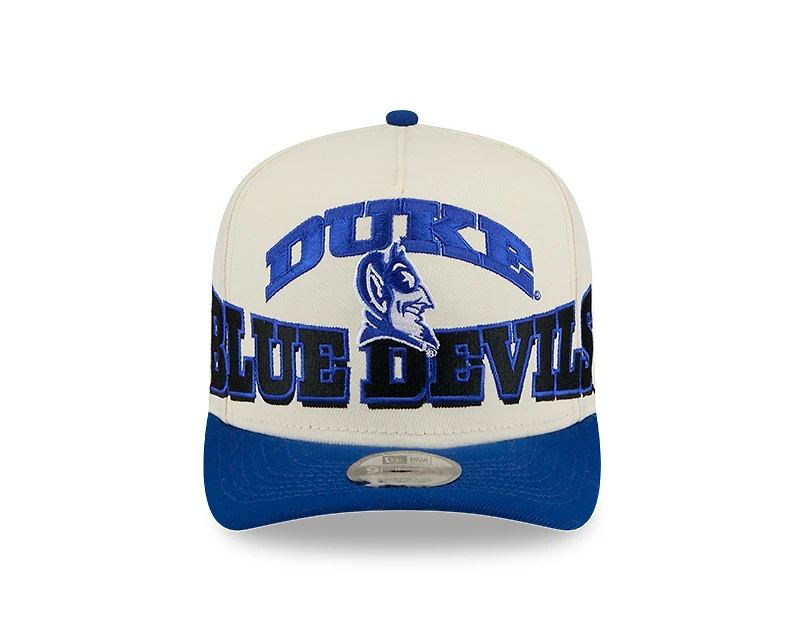 Duke Blue Devils Chrome and Royal Oversize Arch New Era 9FIFTY A-Frame Snapback Hat