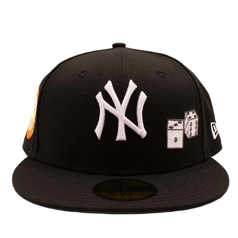 New York Yankees Black Dice 1936 World Series Patch Grey UV Era 59FIFTY Fitted Hat
