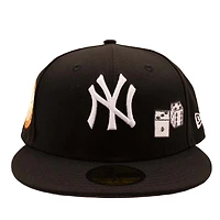 New York Yankees Black Dice 1936 World Series Patch Grey UV Era 59FIFTY Fitted Hat