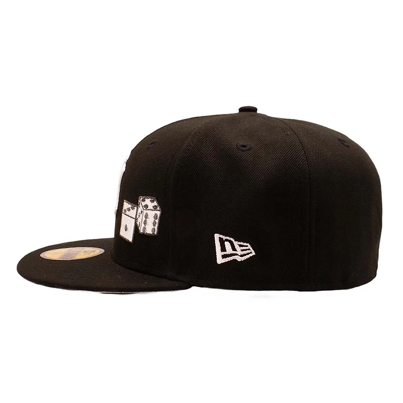New York Yankees Black Dice 1936 World Series Patch Grey UV Era 59FIFTY Fitted Hat