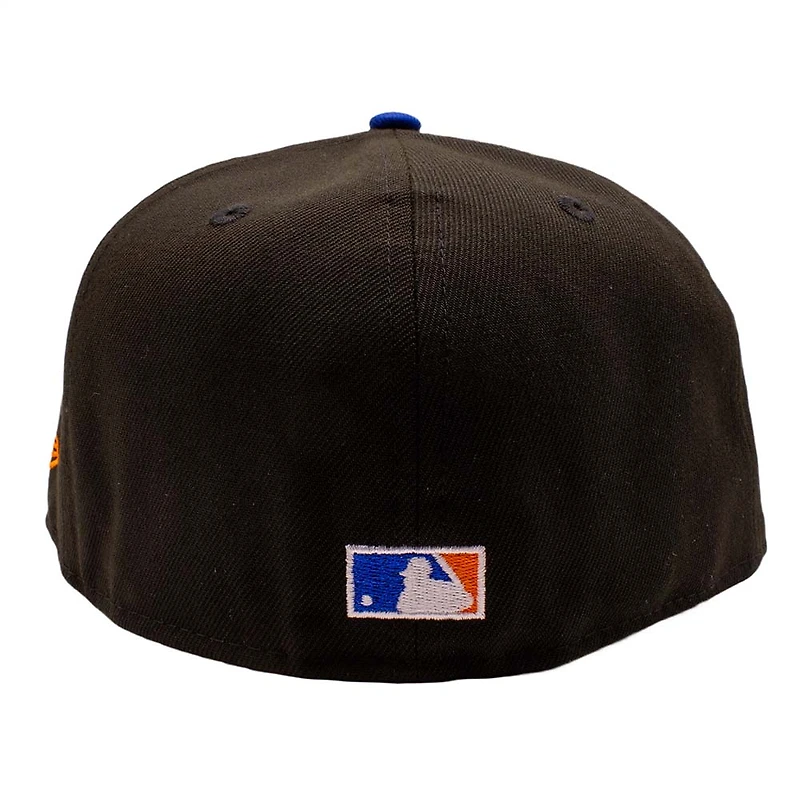 New York Mets Black 40th Anniversary of Shea Stadium Patch Grey UV Era 59FIFTY Fitted Hat