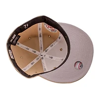 New York Yankees Khaki Rose 1949 World Series Patch Grey UV Era 59FIFTY Fitted Hat