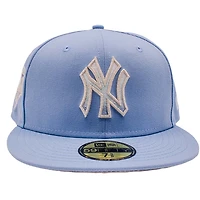 New York Yankees Sky Blue 2000 World Series Patch Grey UV Era 59Fifty Fitted Hat