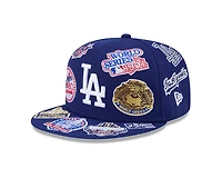 Los Angeles Dodgers Patches All Over New Era 59FIFTY Fitted Hat