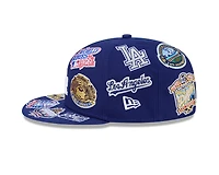 Los Angeles Dodgers Patches All Over New Era 59FIFTY Fitted Hat
