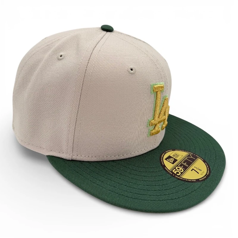 Los Angeles Dodgers Stone and Green Gold UV New Era 59FIFTY Fitted Hat