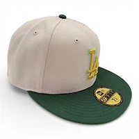 Los Angeles Dodgers Stone and Green Gold UV New Era 59FIFTY Fitted Hat