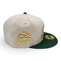 Buffalo Bisons Stone and Green Gold UV New Era 59FIFTY Fitted Hat