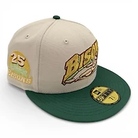 Buffalo Bisons Stone and Green Gold UV New Era 59FIFTY Fitted Hat