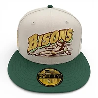 Buffalo Bisons Stone and Green Gold UV New Era 59FIFTY Fitted Hat