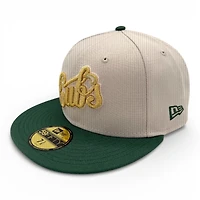 Chicago Cubs Stone and Green Gold UV New Era 59FIFTY Fitted Hat