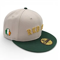Boston Red Sox Stone and Green Gold UV New Era 59FIFTY Fitted Hat