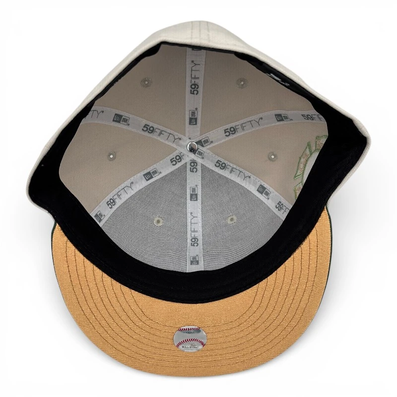 Boston Red Sox Stone and Green Gold UV New Era 59FIFTY Fitted Hat