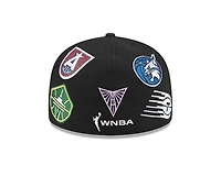 WNBA Black Patches All Over New Era 59FIFTY Fitted Hat