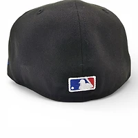 Los Angeles Dodgers Black Royal 2T Leon the Lab Back to Champs Patch Grey UV New Era 59FIFTY Fitted Hat