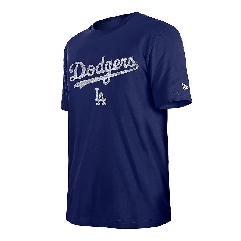 Los Angeles Dodgers Royal Blue Script and LA Logo New Era T-Shirt