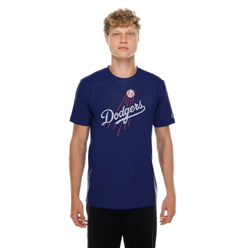 Los Angeles Dodgers Royal Blue Shooting Ball Logo New Era T-Shirt