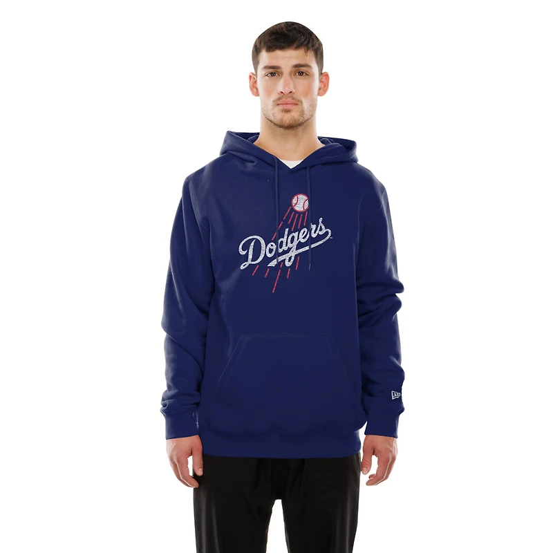 Los Angeles Dodgers Royal Blue Shooting Ball Logo New Era Hoodie
