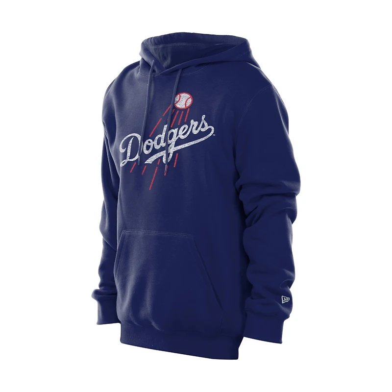Los Angeles Dodgers Royal Blue Shooting Ball Logo New Era Hoodie