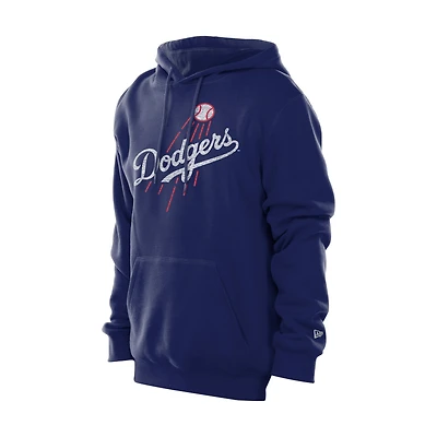 Los Angeles Dodgers Royal Blue Shooting Ball Logo New Era Hoodie