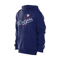 Los Angeles Dodgers Royal Blue Shooting Ball Logo New Era Hoodie