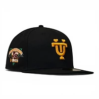 Tennessee Volunteers Black and Orange UT Rifleman Patch NCAA New Era 59FIFTY Fitted Hat