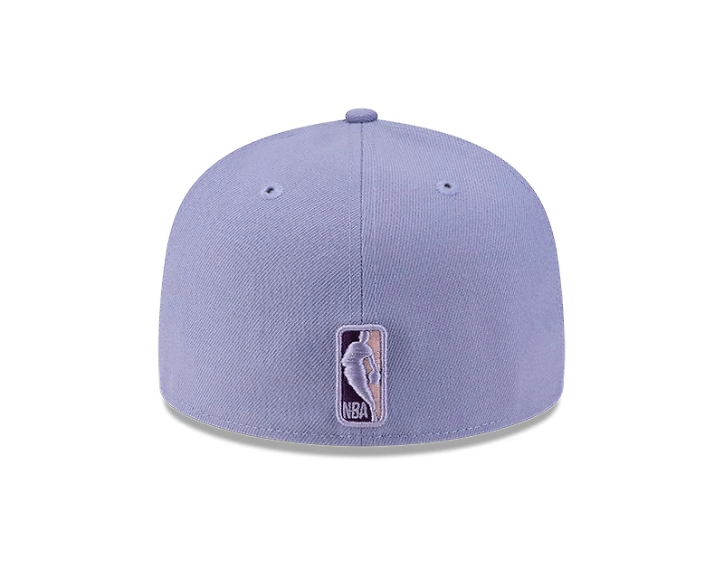 Chicago Bulls Lavender Eastern Conference Patch Gray UV New Era 59FIFTY Fitted Hat