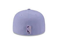 Chicago Bulls Lavender Eastern Conference Patch Gray UV New Era 59FIFTY Fitted Hat