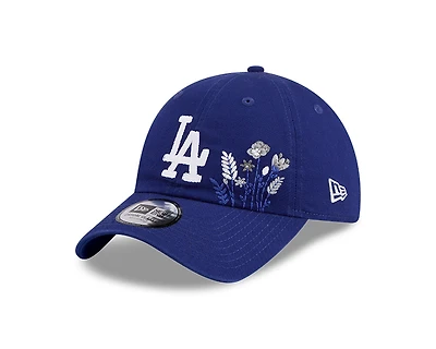 Los Angeles Dodgers Royal Wildflower Casual Classic New Era Adjustable Hat