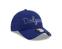 Los Angeles Dodgers Royal Rhinestone Script Casual Classic New Era Adjustable Hat