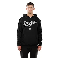 Los Angeles Dodgers Black Script and LA Logo New Era Hoodie