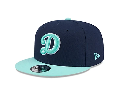 Los Angeles Dodgers Navy and Teal Color Pack 9FIFTY Snapback