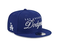 Los Angeles Dodgers Royal Blue Scripted 9FIFTY Snapback