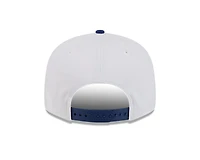 Los Angeles Dodgers White and Royal Blue Scripted 9FIFTY Snapback