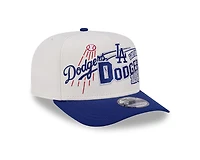Los Angeles Dodgers Chrome and Royal MLB Classic 9FIFTY A-Frame Snapback Hat