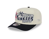New York Yankees Chrome and Navy MLB Classic 9FIFTY A-Frame Snapback Hat