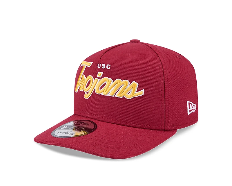 USC Trojans Cardinal 9FIFTY A-Frame Snapback Hat