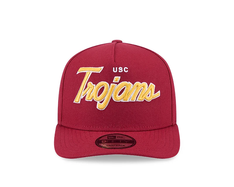 USC Trojans Cardinal 9FIFTY A-Frame Snapback Hat
