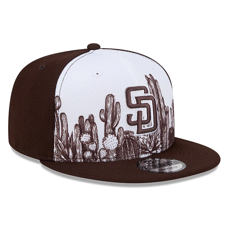 San Diego Padres Brown and White Cactus Spring Training Fan Pack New Era 9FIFTY Snapback Hat