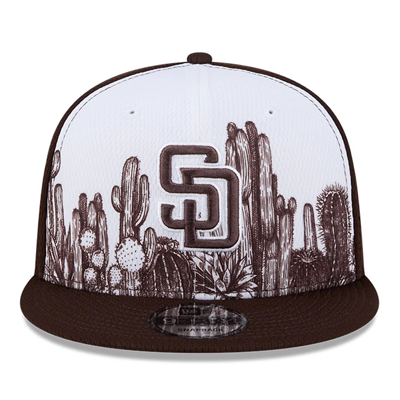 San Diego Padres Brown and White Cactus Spring Training Fan Pack New Era 9FIFTY Snapback Hat