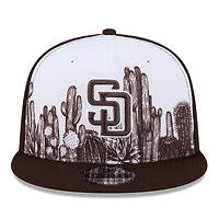 San Diego Padres Brown and White Cactus Spring Training Fan Pack New Era 9FIFTY Snapback Hat