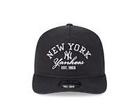 New York Yankees Navy Stacked New Era 19TWENTY Adjustable Hat