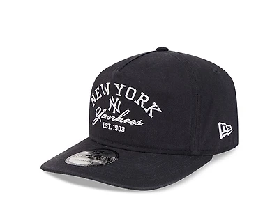New York Yankees Navy Stacked New Era 19TWENTY Adjustable Hat