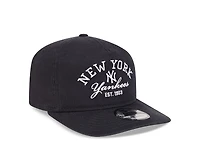 New York Yankees Navy Stacked New Era 19TWENTY Adjustable Hat