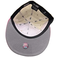 San Francisco Giants Chrome and Red Battle of the Bay Patch Gray UV New Era 59FIFTY Fitted Hat