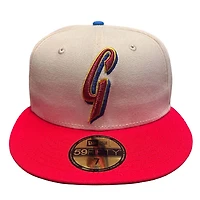 San Francisco Giants Chrome and Red Battle of the Bay Patch Gray UV New Era 59FIFTY Fitted Hat