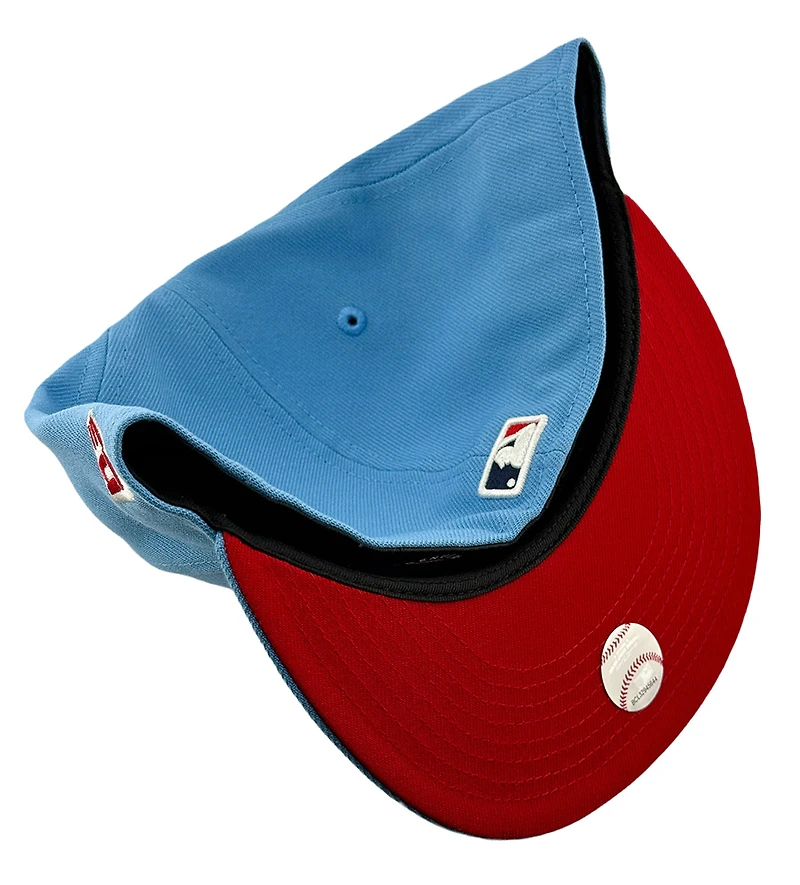 St. Louis Cardinals Powder Blue "The Lou" City Connect STL Patch Red UV New Era 59FIFTY Fitted Hat